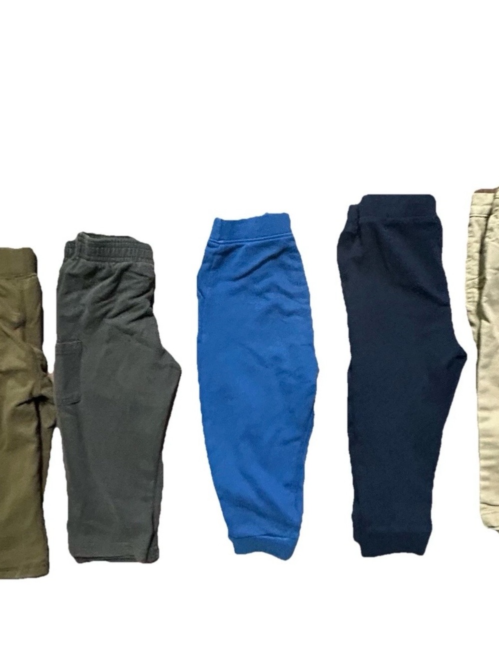 Toddler Boy Pants Sweatpants Khakis Blue Green Beige Size 18-24 Months
